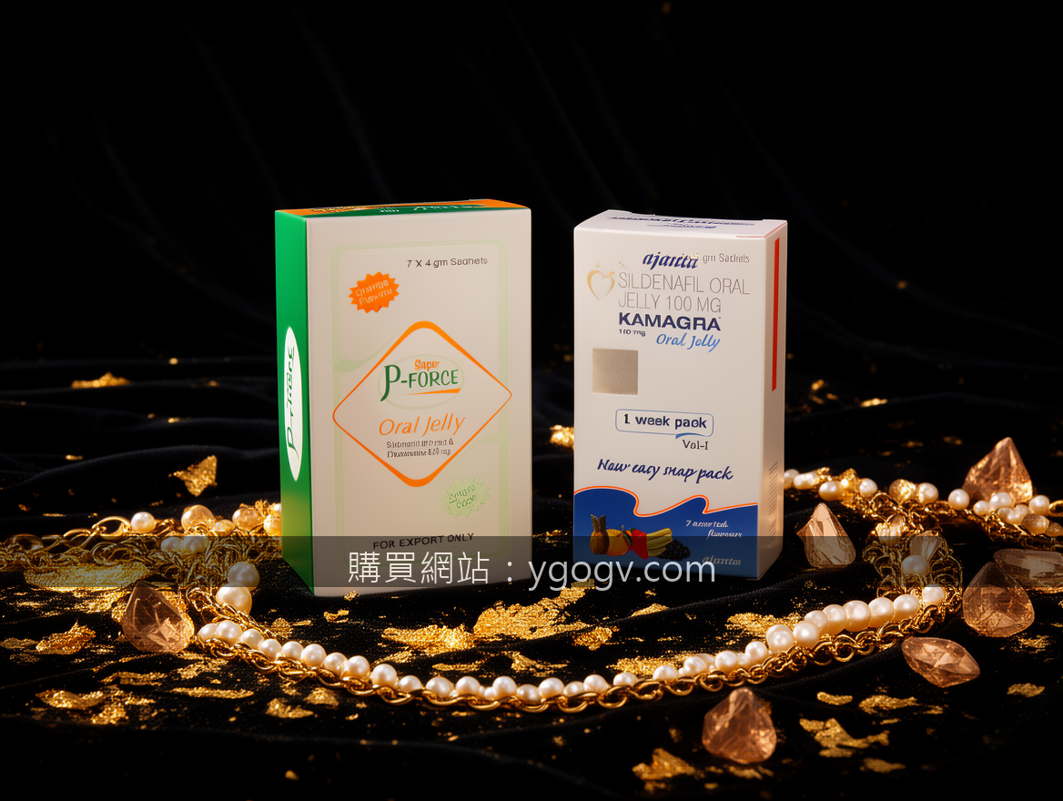 BLACK VELVET with gold leaf accents. Place the Super P-Force Oral Jelly and Kama